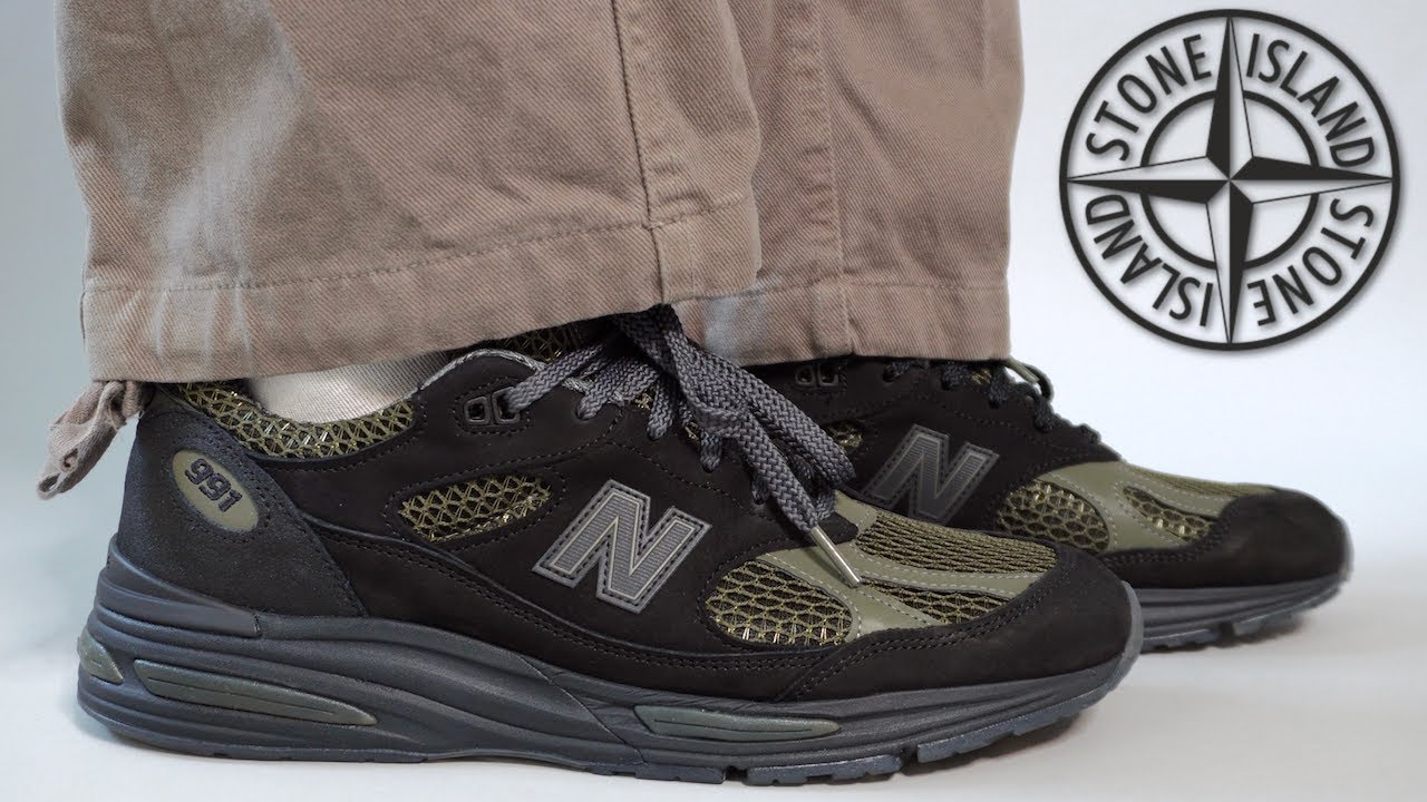 Стоят ли они своей цены? — Обзор NEW BALANCE 991v2 STONE ISLAND и внешний вид On Feet