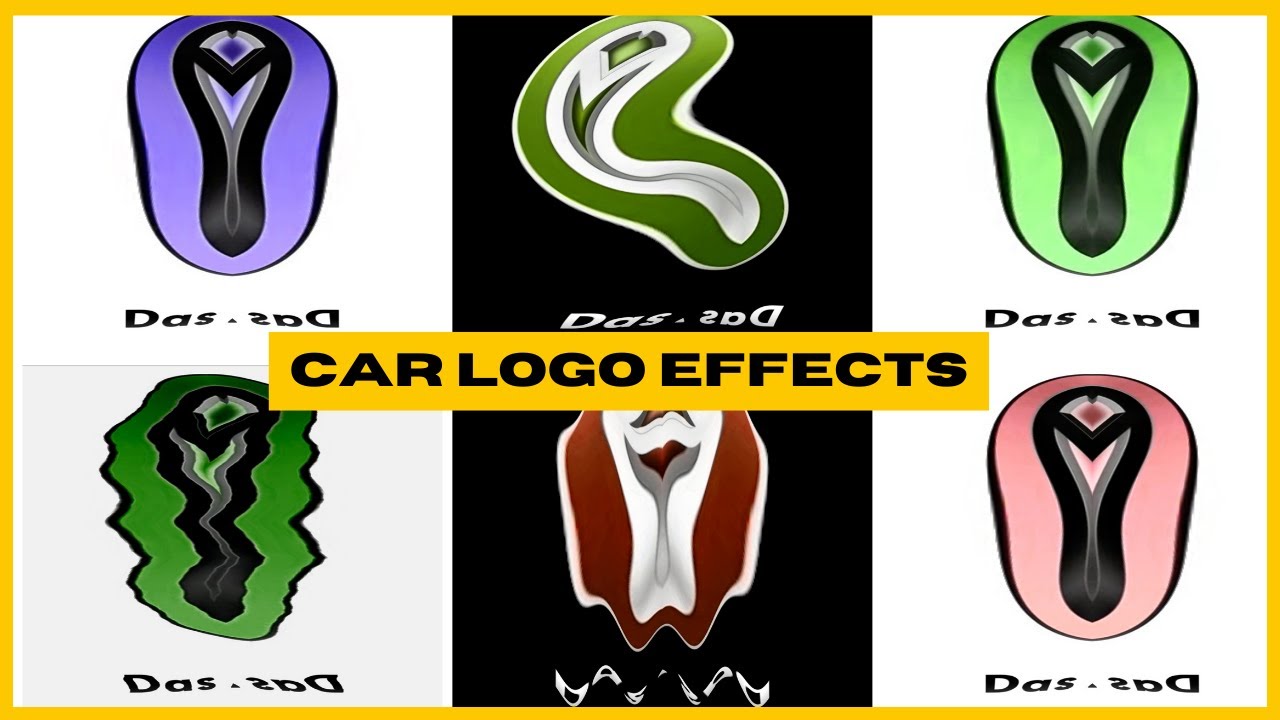 (PARODY) NEW & OLD VOLKSWAGEN DAS AUTO LOGO ANIMATION IN DIFFERENT EFFECTS -  CAR LOGO EDIT PART 22