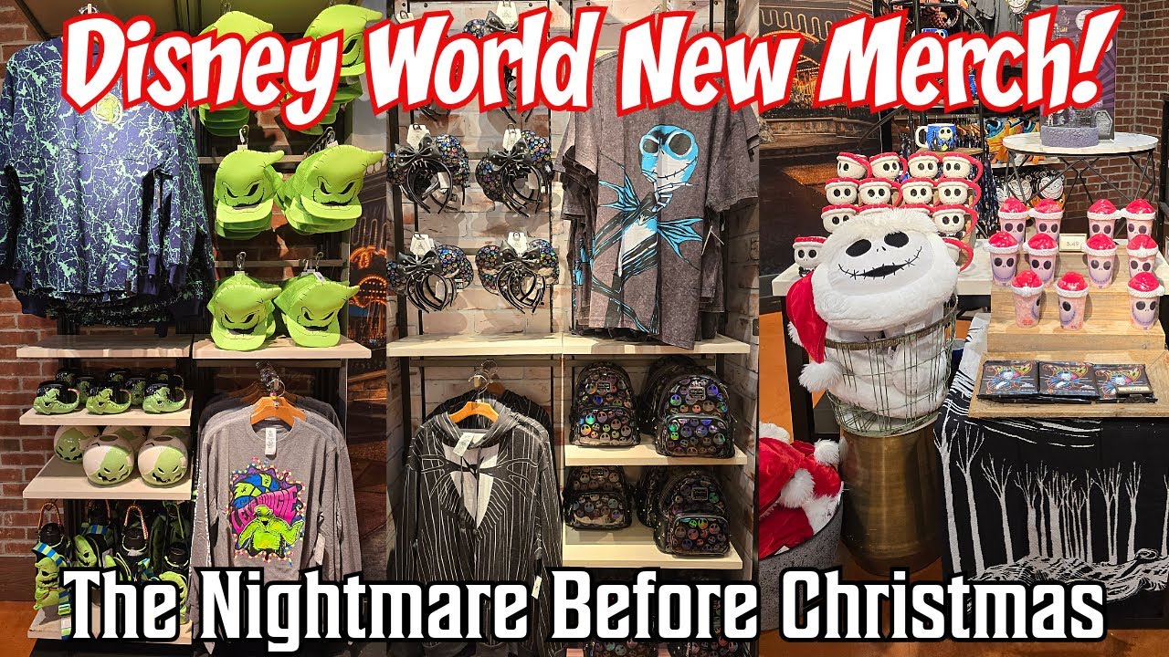 New 2025 The Nightmare Before Christmas Merch Now Available At Disney World!