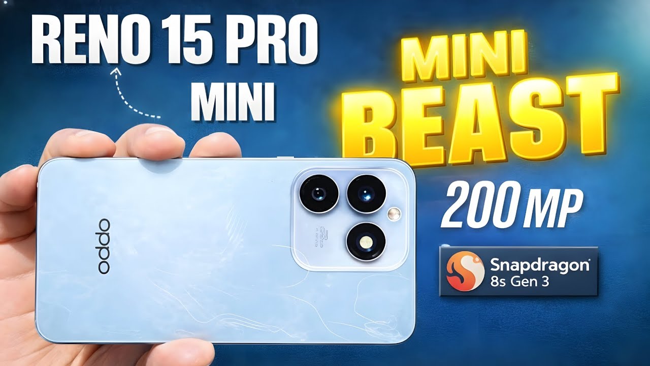 Oppo Reno 15 Pro Mini 5g Unboxing + First Look | Camera Review + Full Specifications