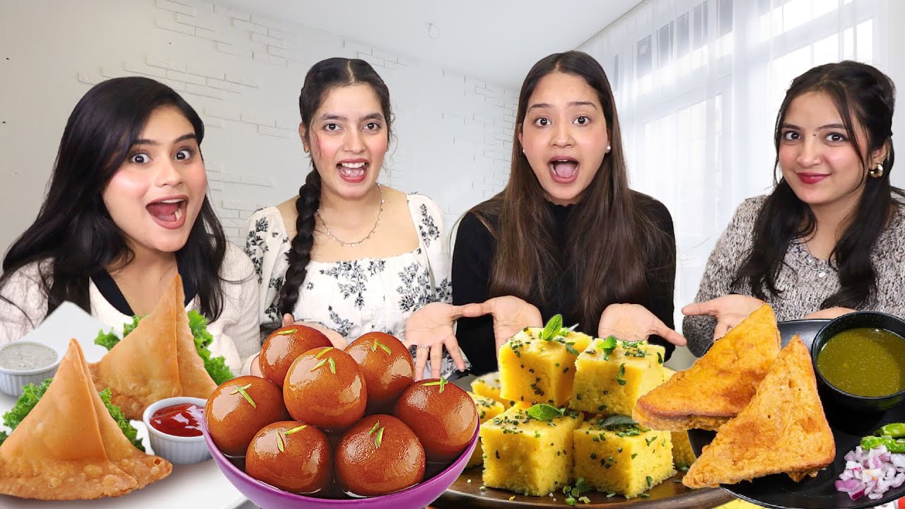 Guess the Food Challenge | Samosa, Dhokla, Gulab Jamun, Bread Pakora etc.. | Food Challenge