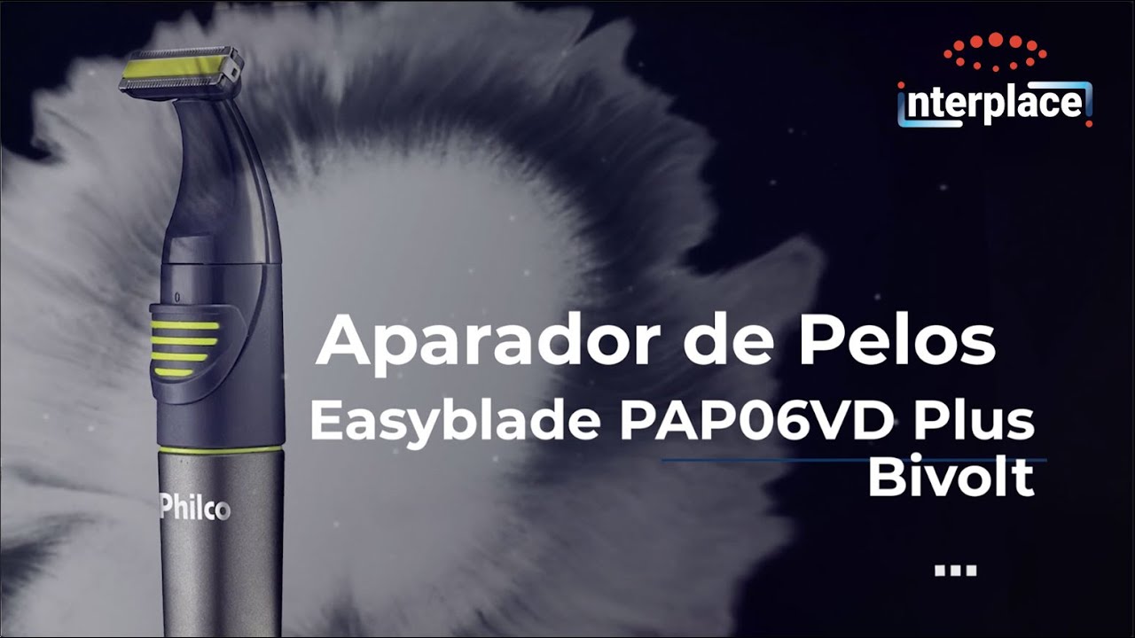 Aparador de Pelos Philco Easyblade PAP06VD Plus Bivolt