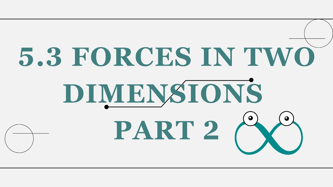 5.3 Forces in Two Dimensions - Part (2)