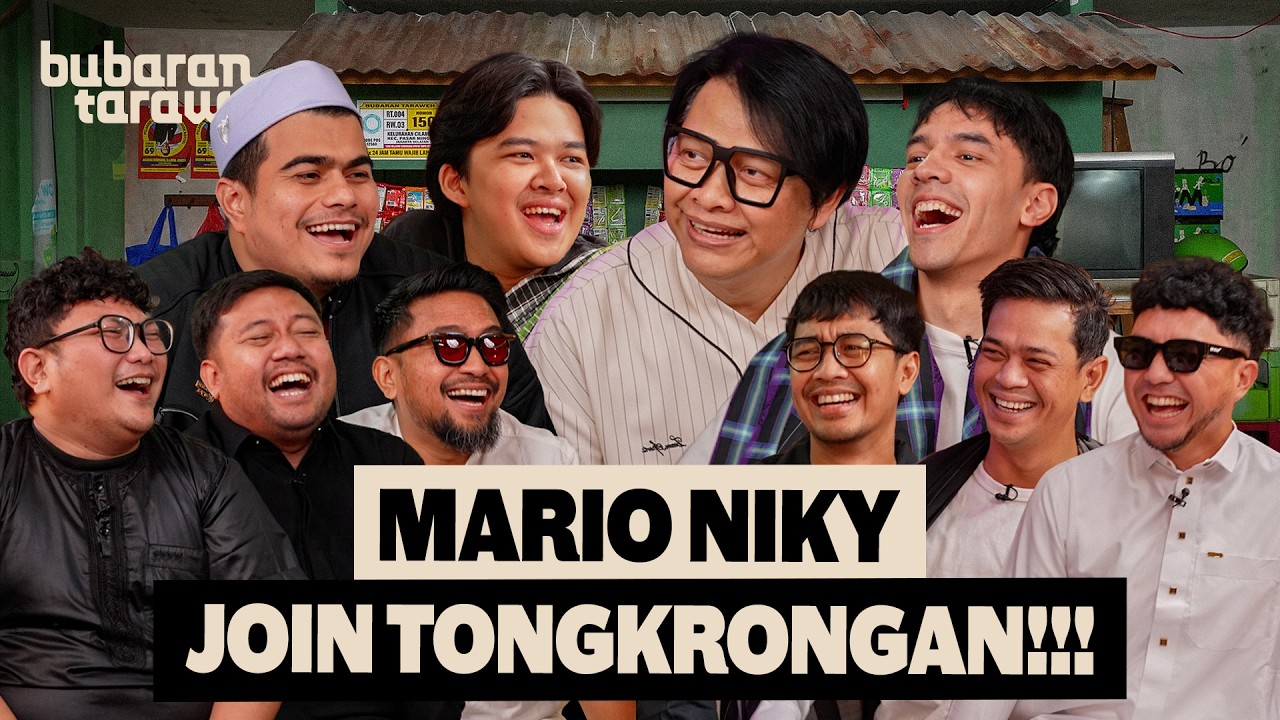 BUBARAN TARAWEH - ARMAND MAULANA FULL SENYUM DIASBUNIN SE TONGKRONGAN