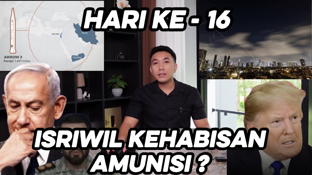 AMERIKA KESEL ?? GAK NYANGKA ISR1W1L KEHABISAN AMUN1S1 UNTUK HALAU SER4NGAN IRAN ??