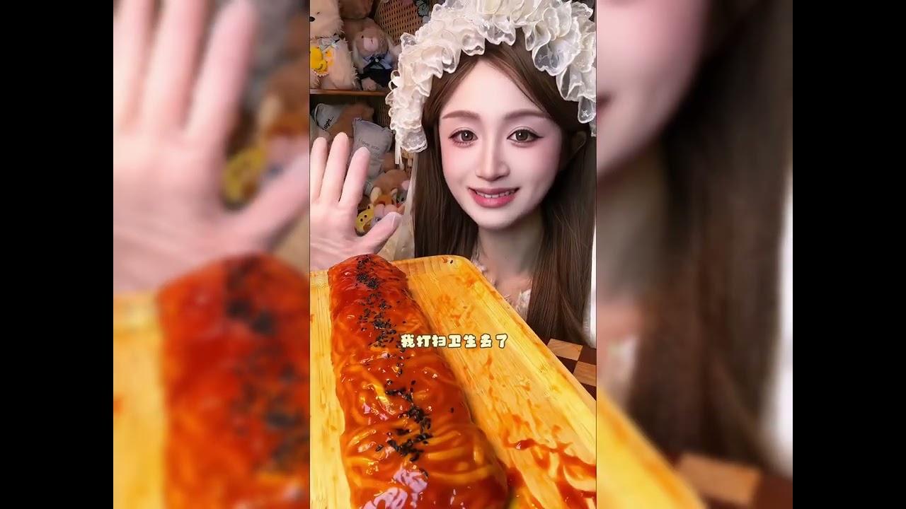 Real food mukbang.The soothing sounds of enjoying delicious food #pov #shorts