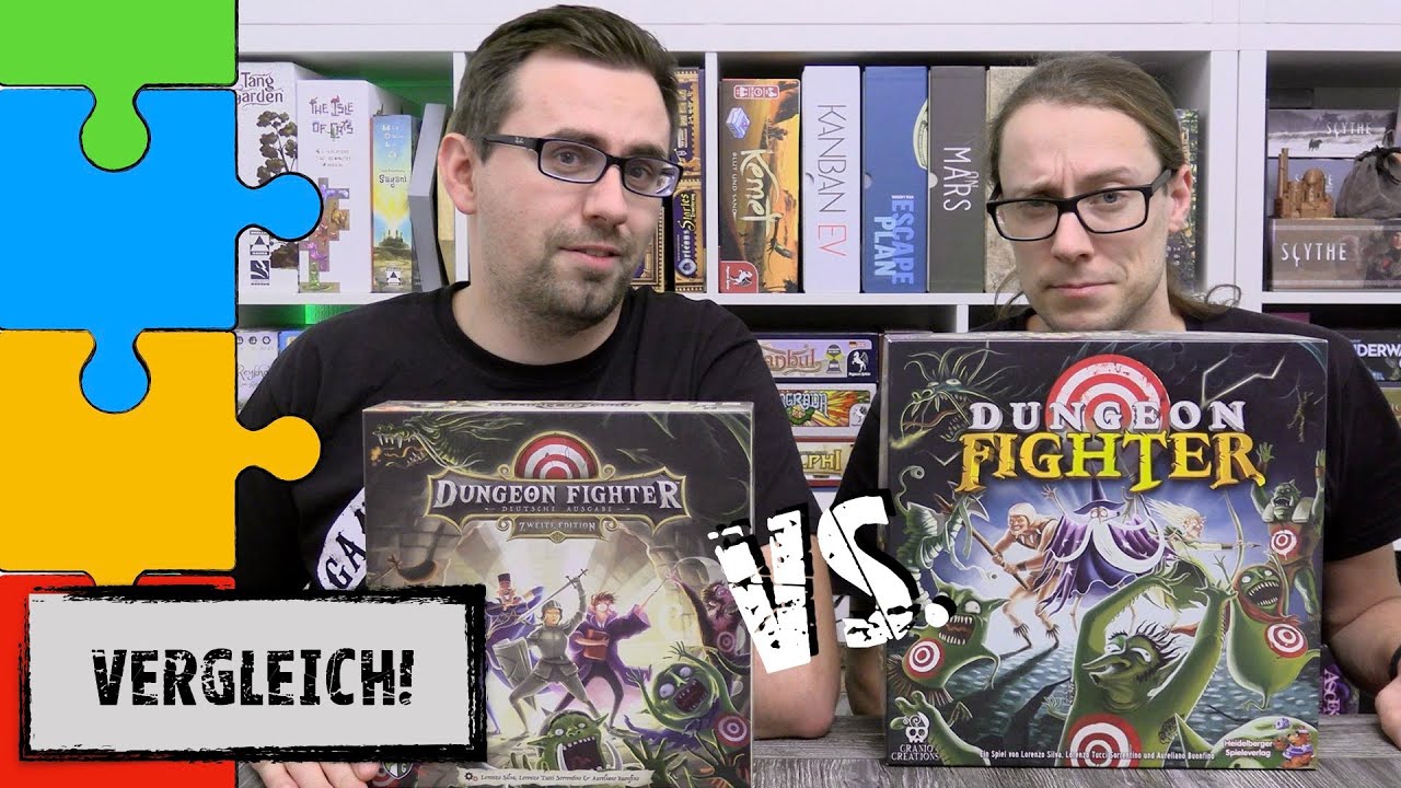 #Vergleich - Dungeon Fighter (Horrible Gilde 2011/ 2021) | Vergleich der beiden Editionen!