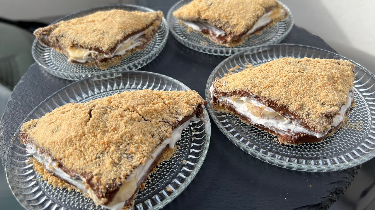 Dolce dell’ultimo minuto 😍senza forno facile in solo 5 minuti 