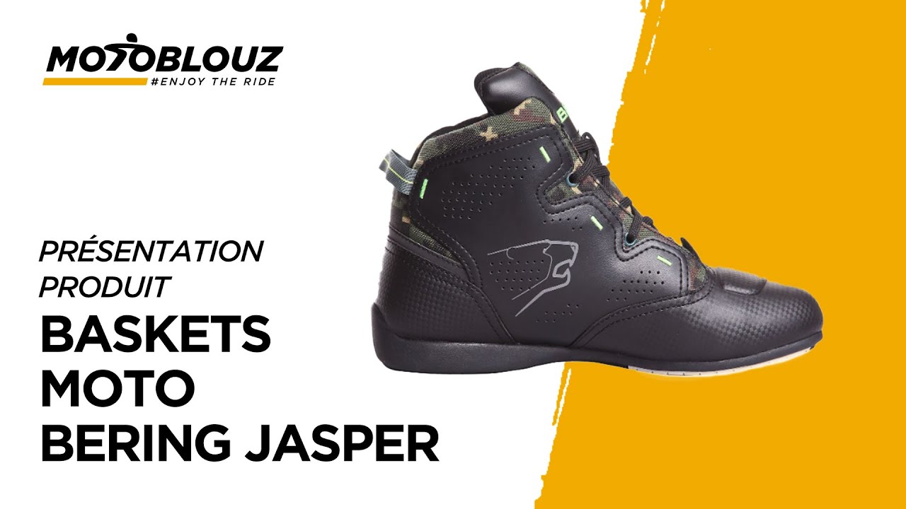 Baskets moto Bering Jasper, avis en vid&eacute;o par Motoblouz