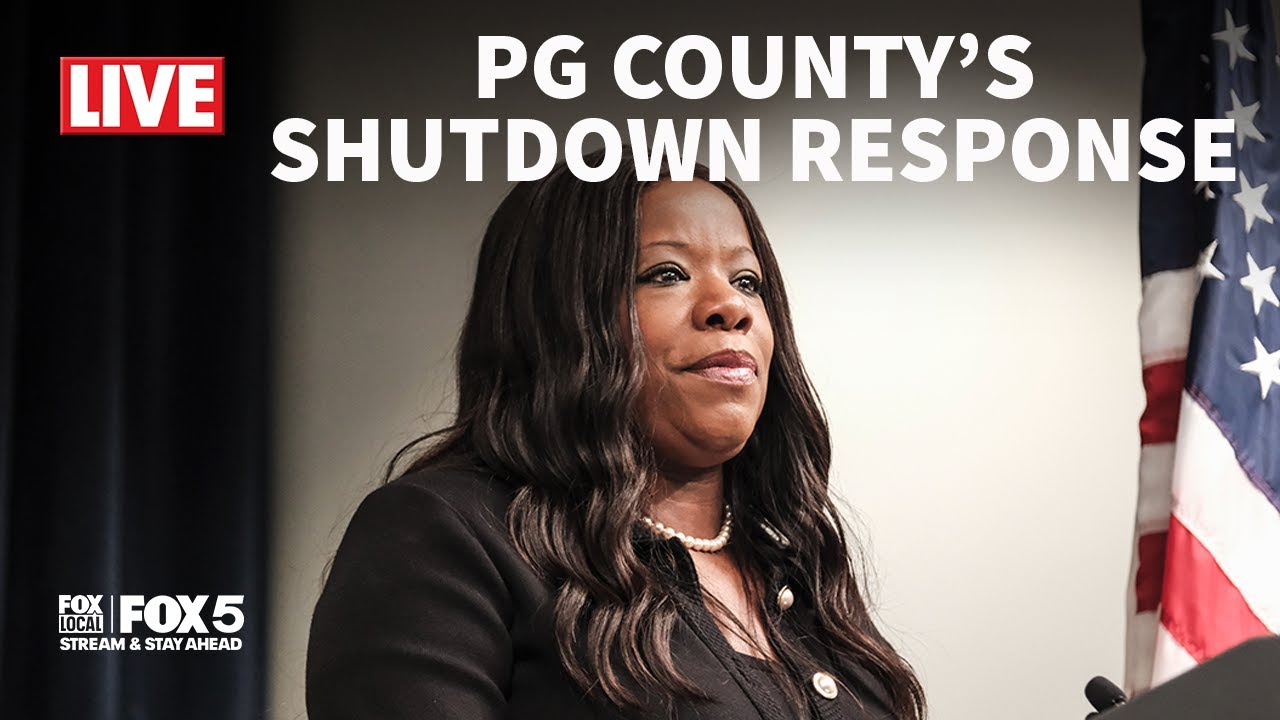 LIVE: PG County Exec. Braveboy announces local resources amid government shutdown | FOX 5 DC