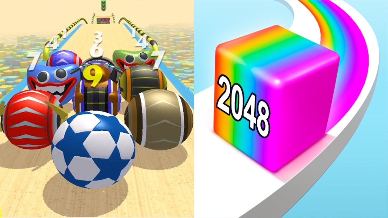 Action Balls VS Jelly Run 2048 - All Levels Gameplay Android iOS Ep 1