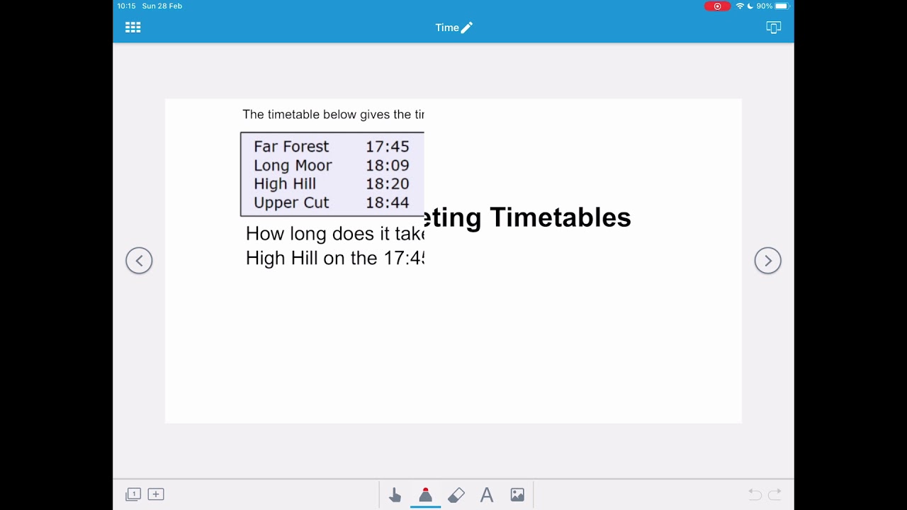 Interpreting Timetables and Time Zones