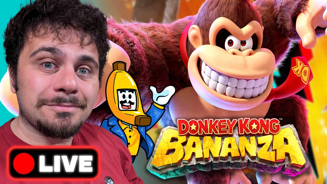 Destroying EVERYTHING in Donkey Kong Bananza! | 🔴 LIVE with Bricks 'O' Brian