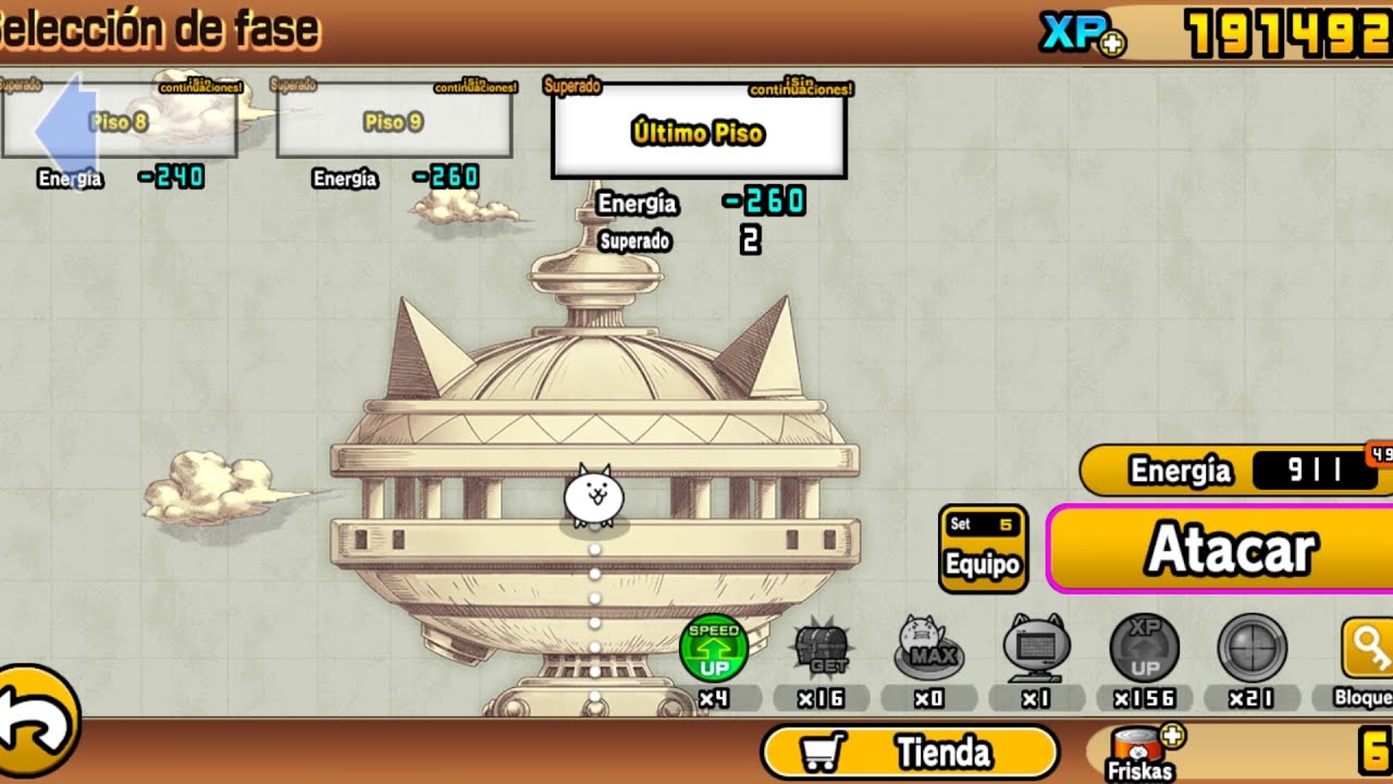 PISO 10 TORRE RELIQUIA ll The battle cats #thebattlecats