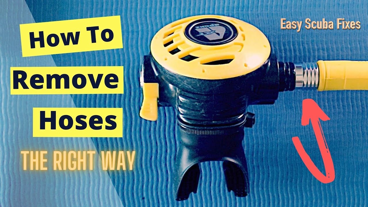 How To Remove Scuba Hoses | The Right Way! | Easy Scuba Fixes