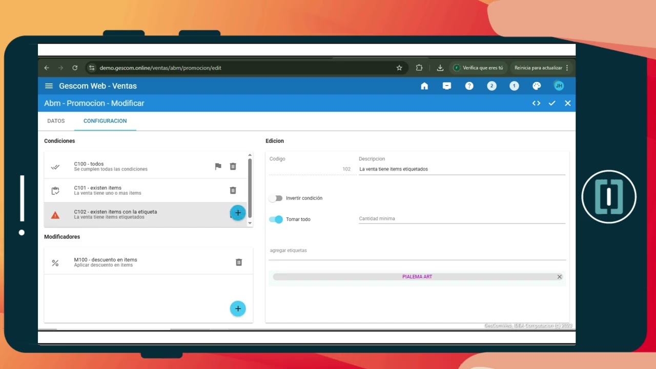Demostraci&oacute;n de uso Gescom Web (Demo)
