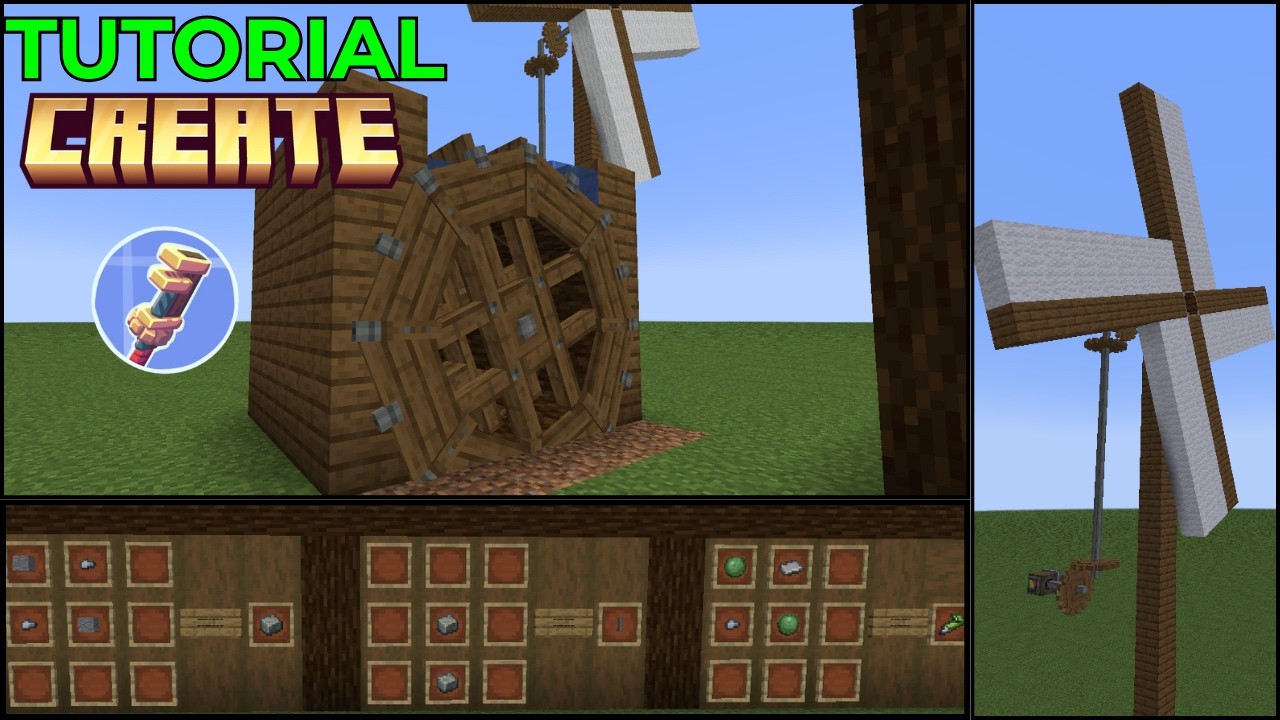 Tutorial de Como Fazer Energia e Primeiras Maquinas no Create - Mine Tutorial EP 01