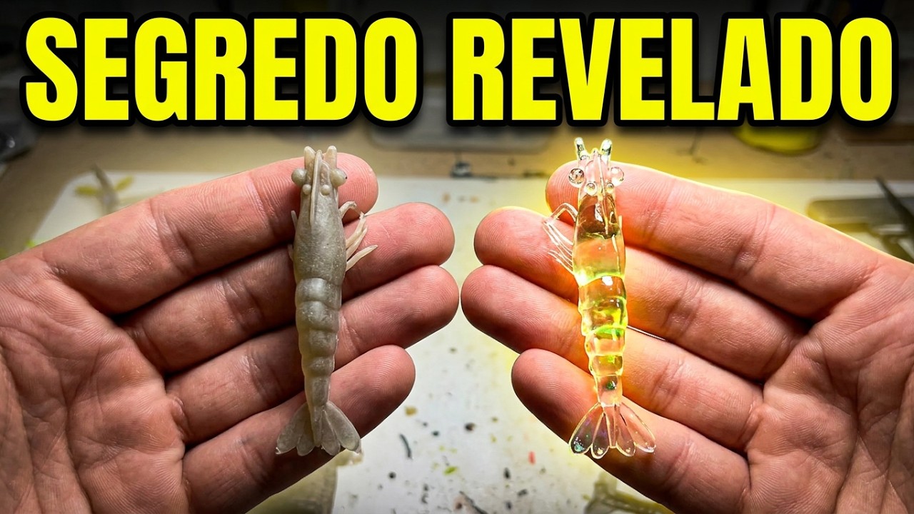 🔥Camarão Artificial BRILHANTE: A Técnica SECRETA que os Peixes Não Conseguem Resistir!🎣🐟