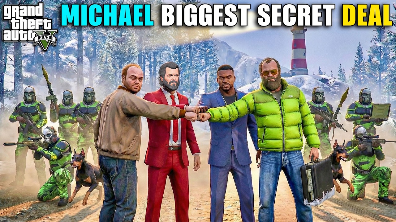 MICHAEL DOING BIGGEST SECRET FINAL DEAL 😱 | GTA 5