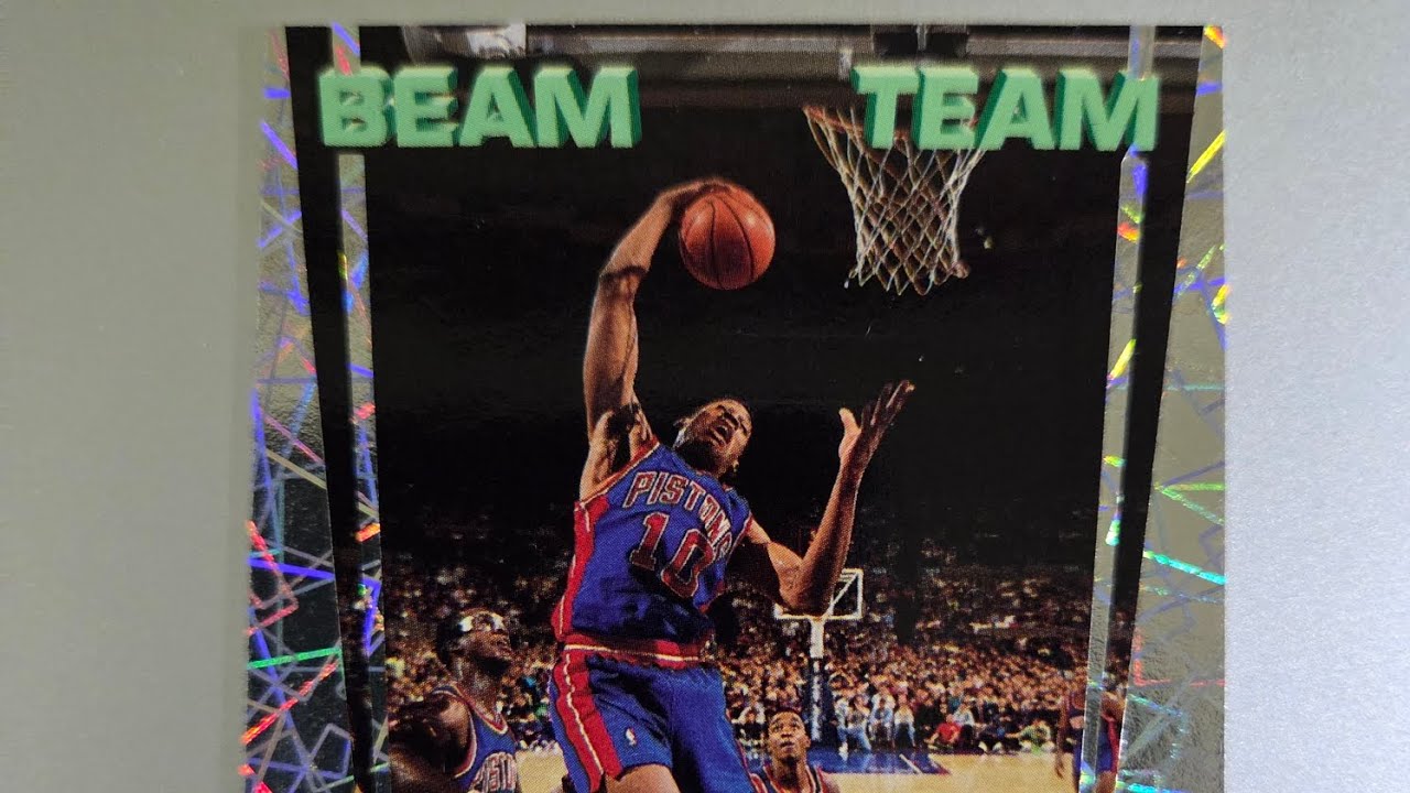 Self-Graded Sports Cards: 1992-93 Stadium Club Beam Team Dennis Rodman 