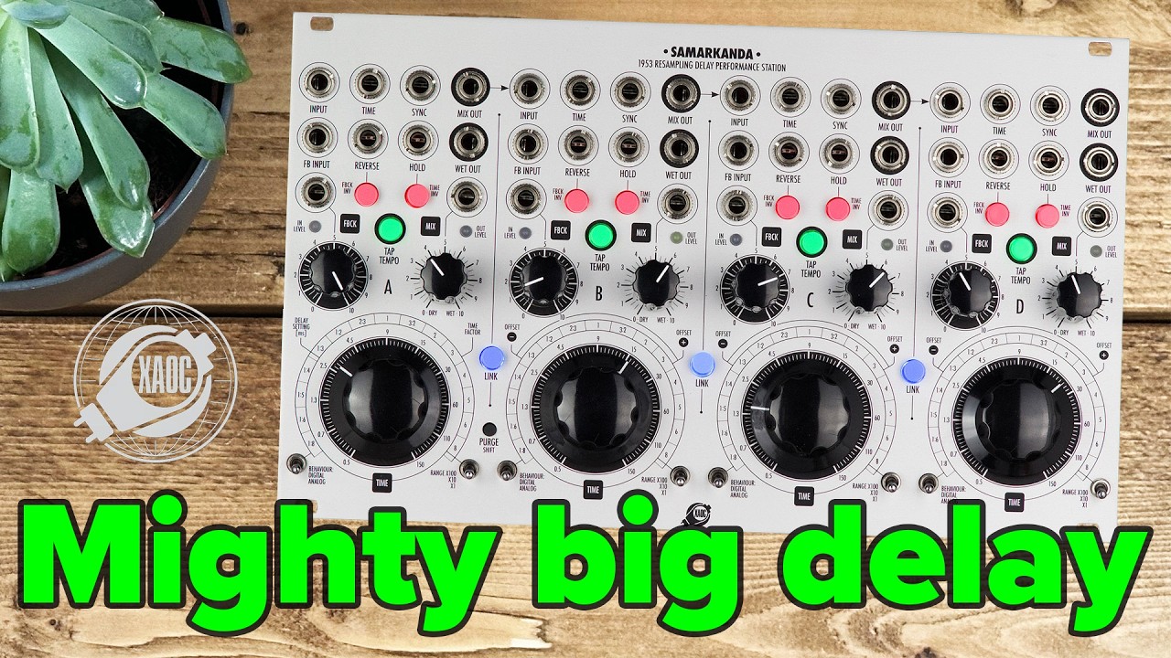 Xaoc Devices Samarkanda | Mega quad delay & looper for Eurorack