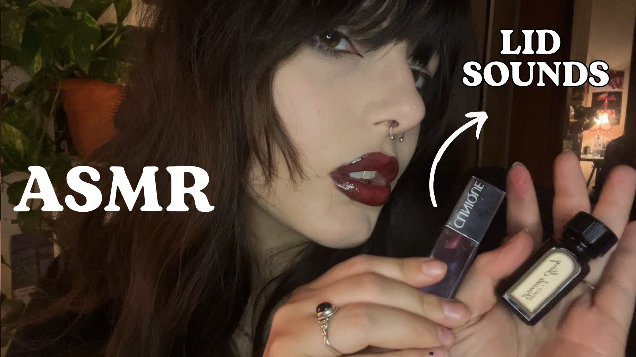 ASMR fast, but not aggressive lid sounds