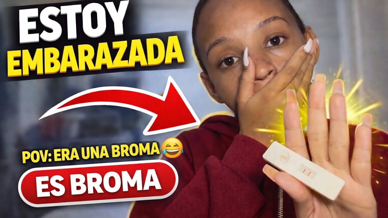 Estoy embarazada” 😳 | Solo una broma🤣