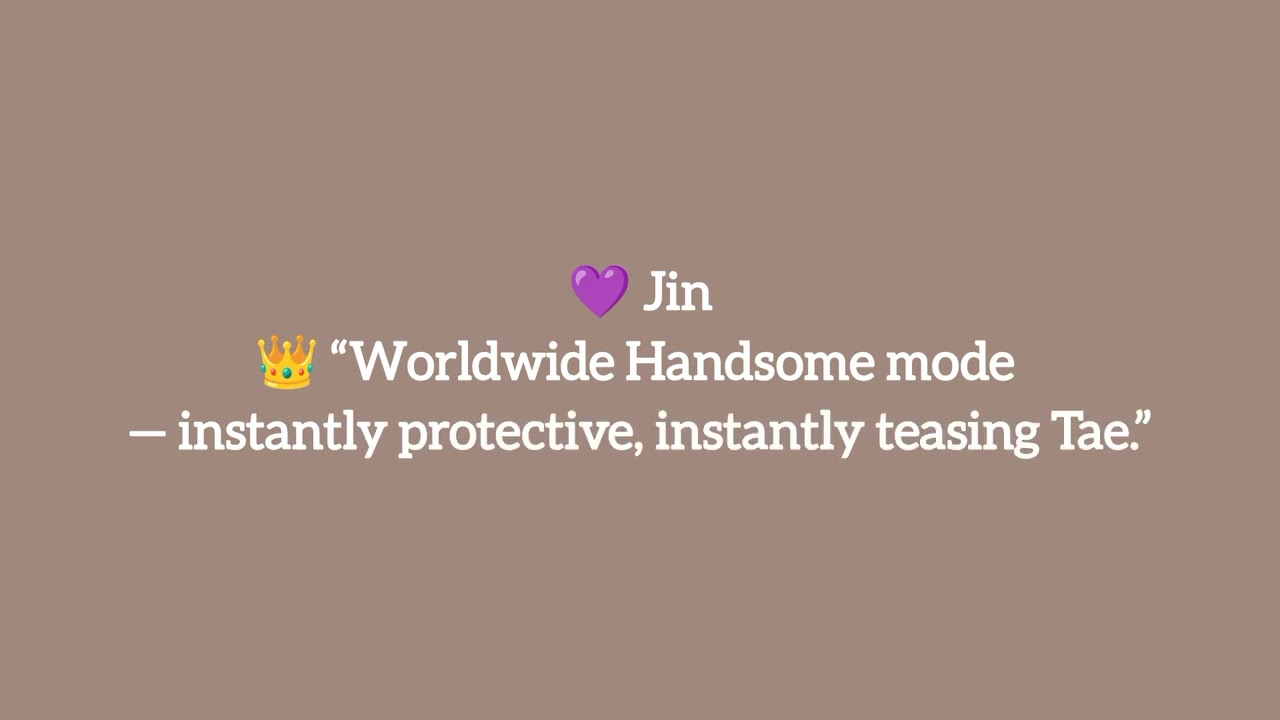 ✨ &ldquo;What if BTS finally met Mrs. Tae&hellip; Taehyung&rsquo;s future love? How would they react?&rdquo; ✨💚