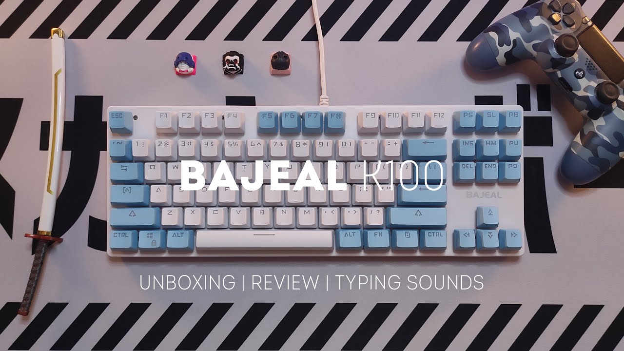 BAJEAL K100 | Unboxing, Quick Review & Typing Sounds | BUDGET HOTSWAP TKL!