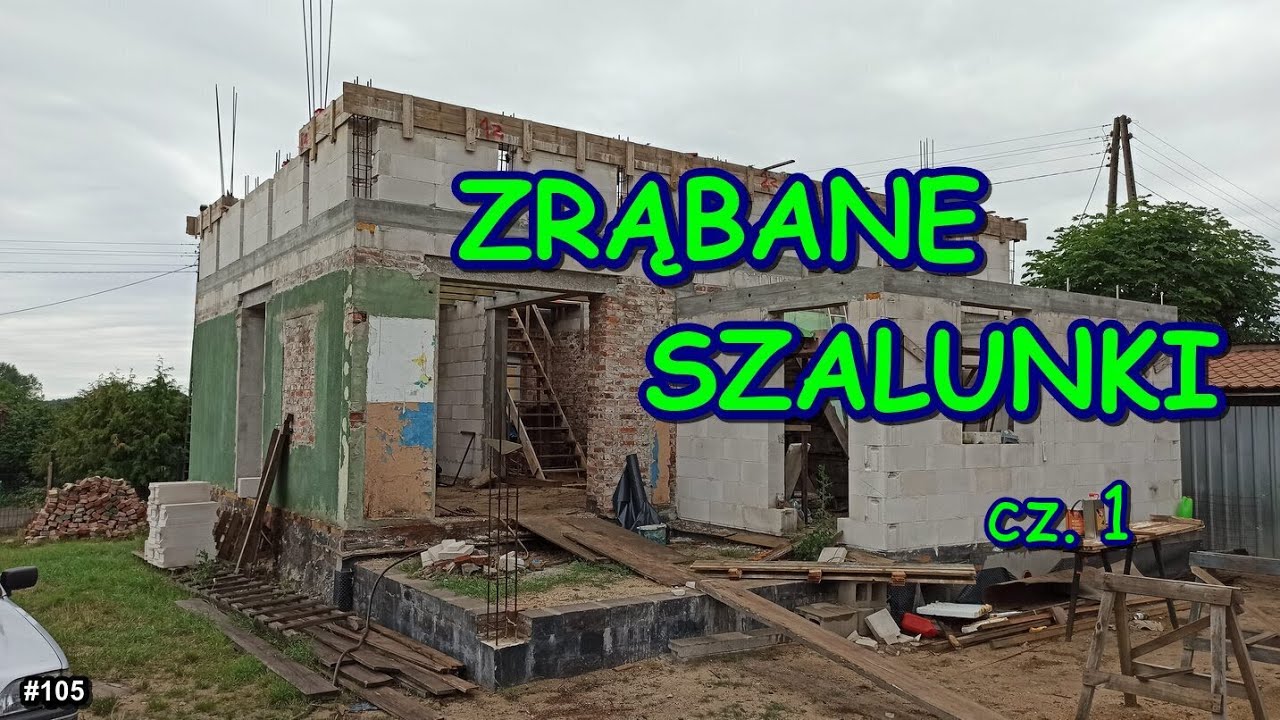 SZALOWANIE ŚCIANKI KOLANKOWEJ. cz.1  Remont Starego Domu, Vlog z BUDOWY #105