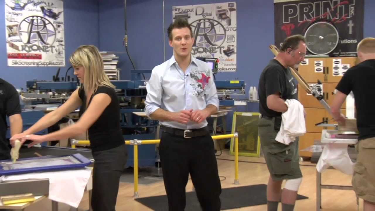 Ryonet Intro to Screen Printing Classes, How To Print Shirts!