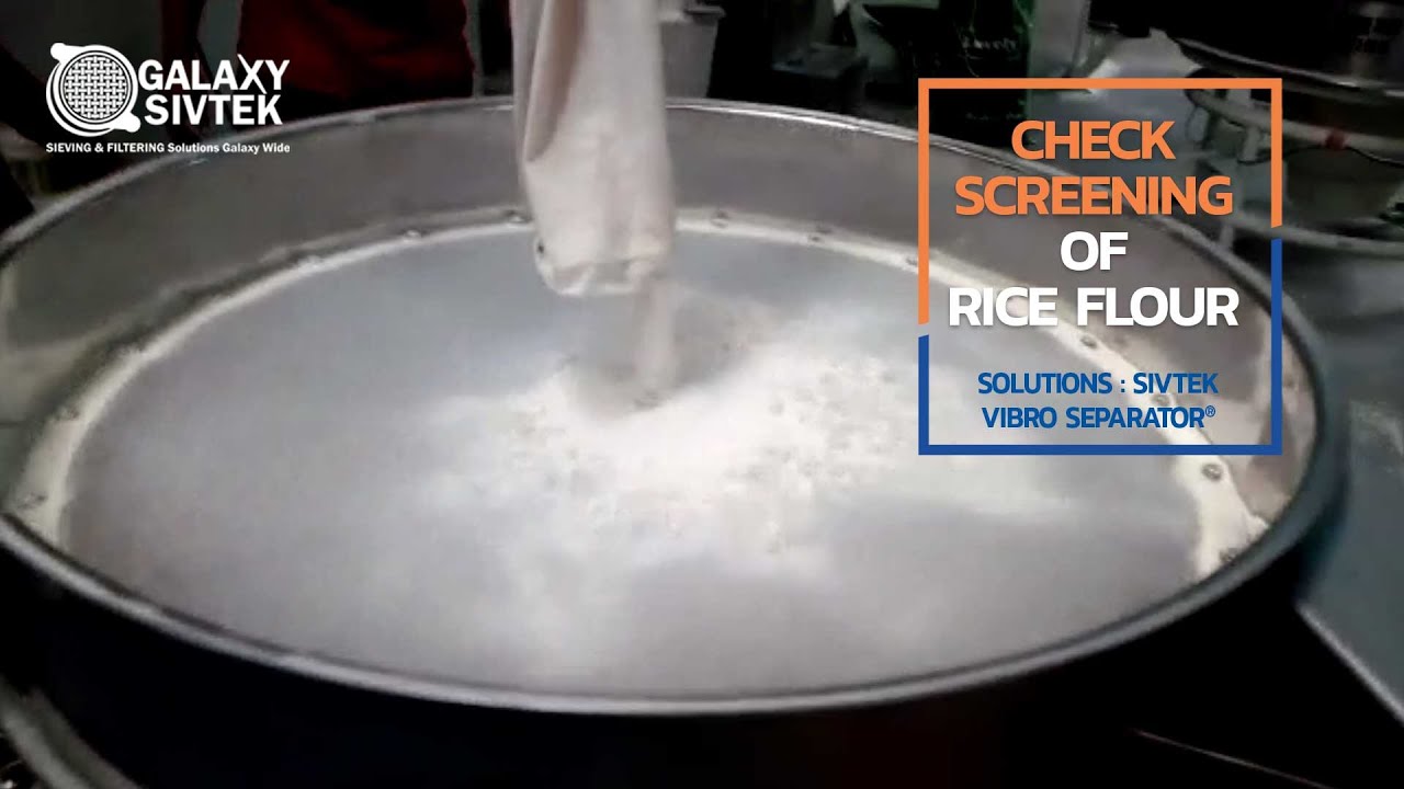 Sieve Separator Machine for Check Screening of Rice Flour
