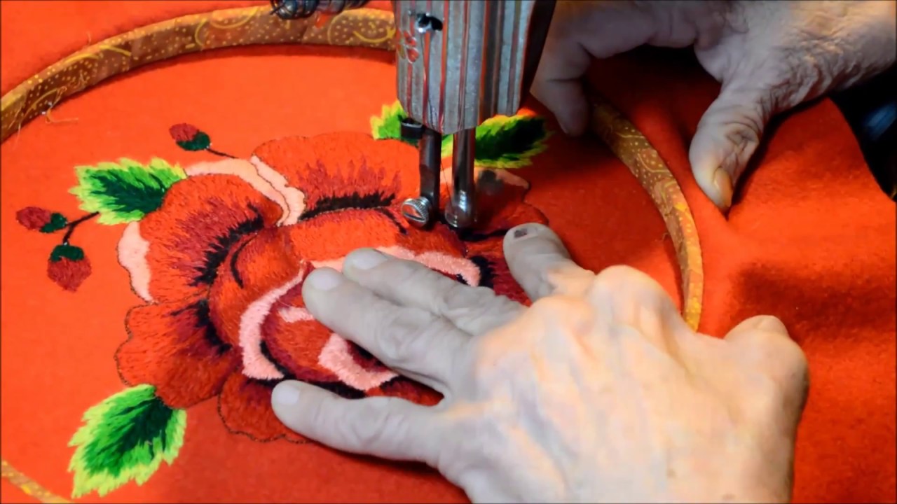 The Making of a Rose on a Vintage Treadle Sewing Machine