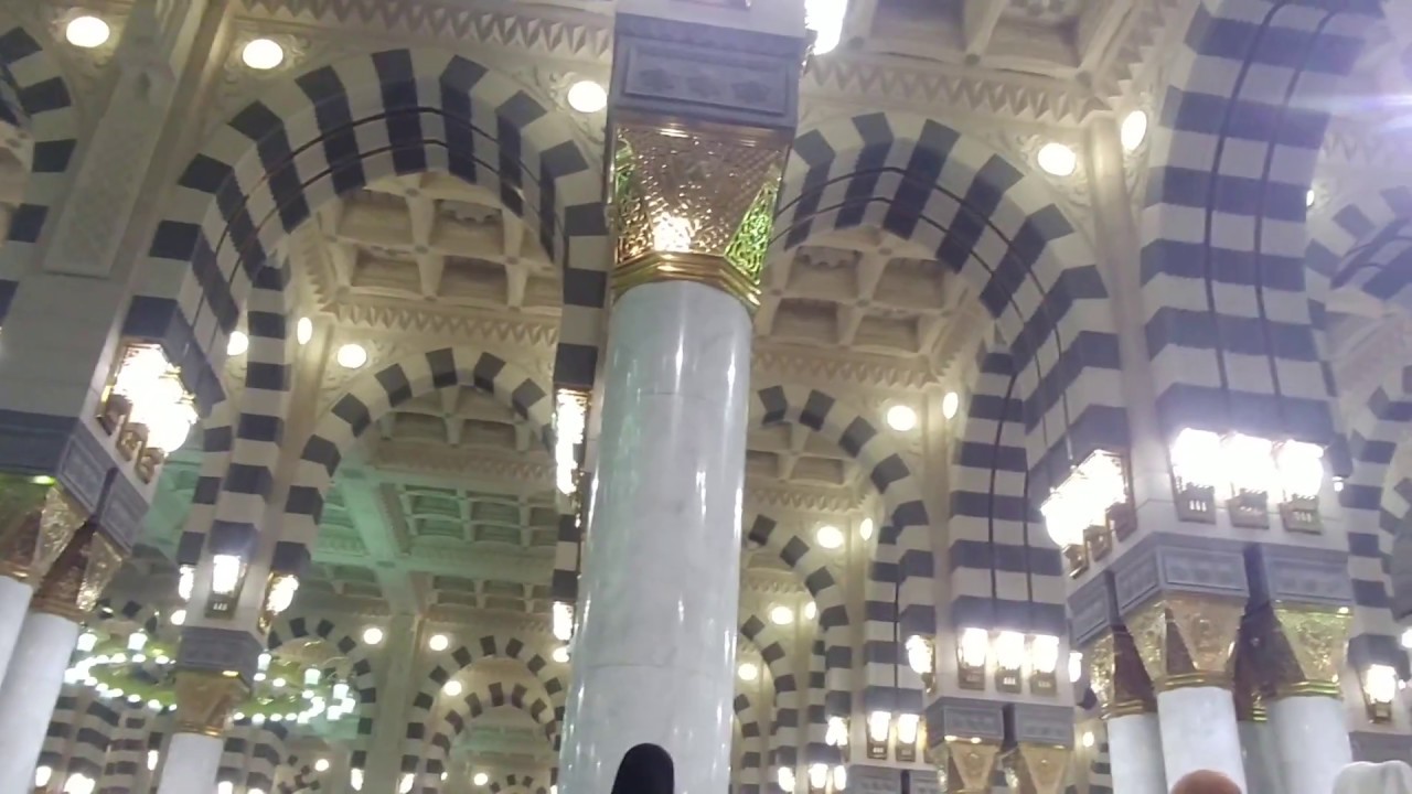 El llamado a la ORACIÓN desde el interior la MEZQUITA DEL PROFETA MOHAMMED!