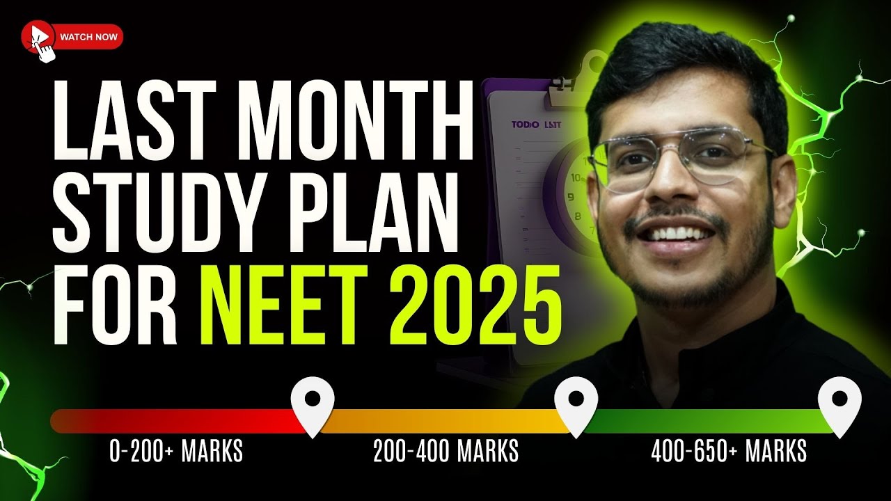 Can I Crack NEET 2025 In 30 Days | Last Month Study Plan For NEET 2025 | Harsh Reality Check