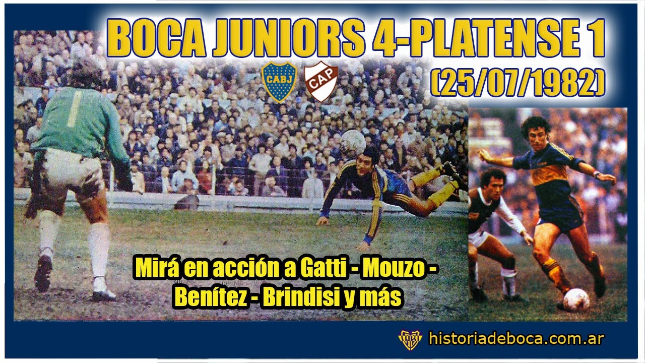 📼 1982: Boca 4 – Platense 1 | Torneo Metropolitano (25/07/1982) – Partido histórico