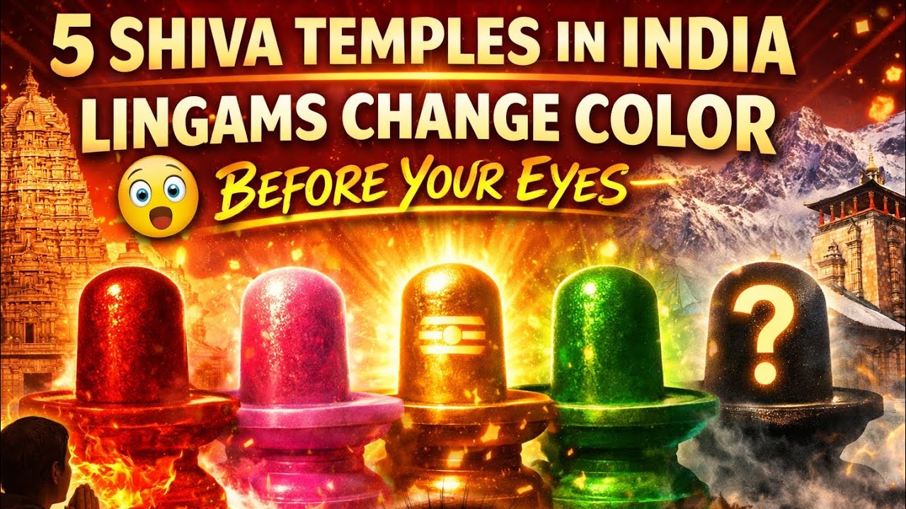 5 Shiva Temples in India Where Lingams Change Color Before Your Eyes | Shiva | TheSpiritual_Walk