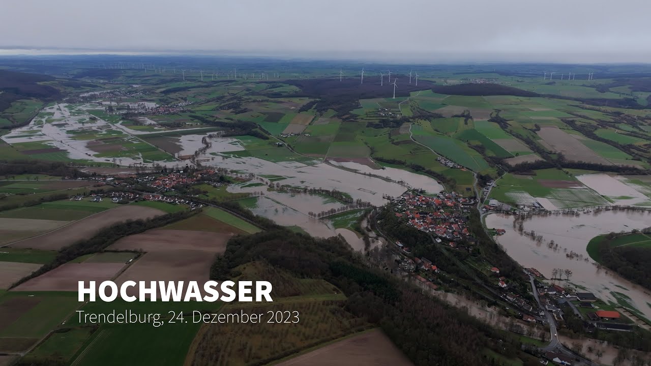Hochwasser Trendelburg 2023