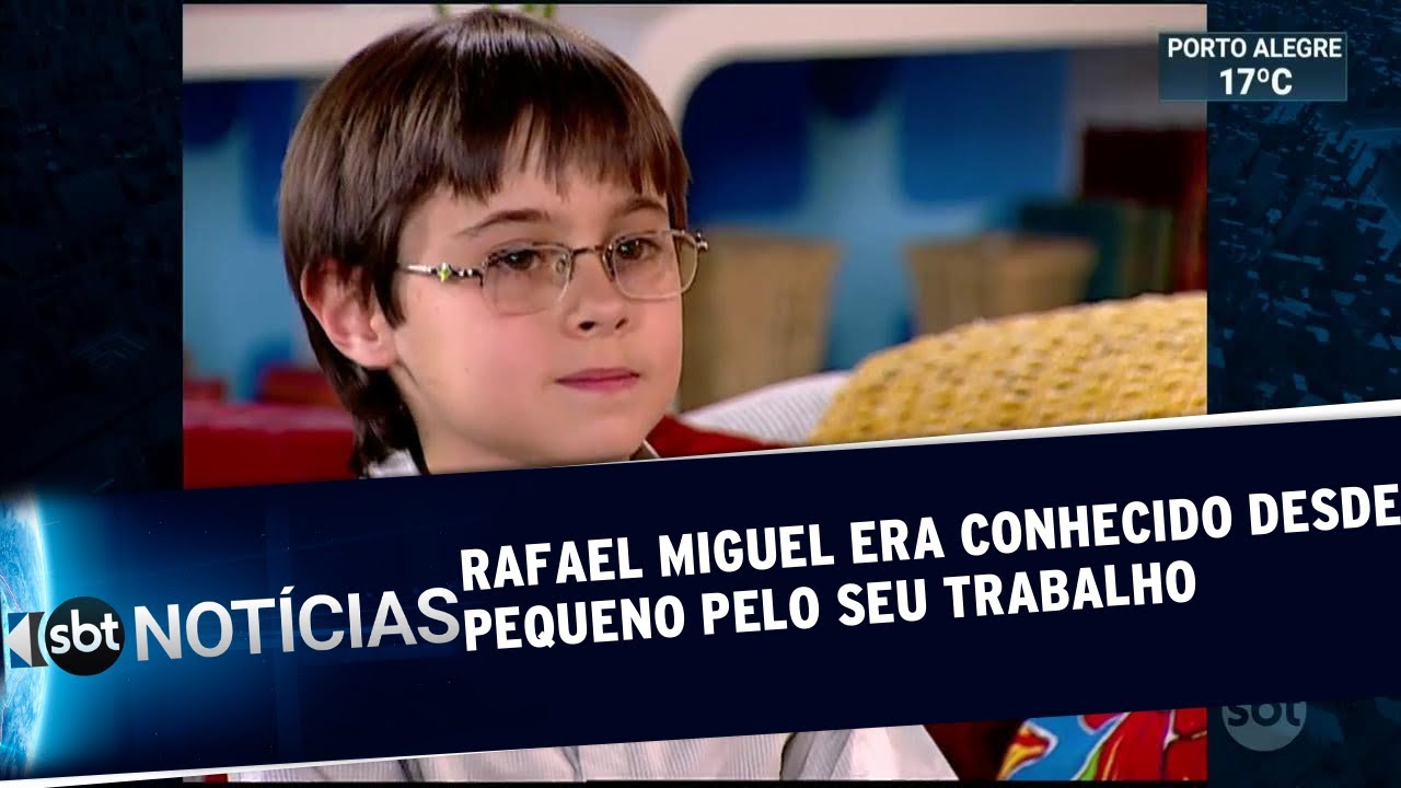 Na televisão desde pequeno, Rafael Miguel é homenageado por colegas | SBT Notícias (11/06/19)