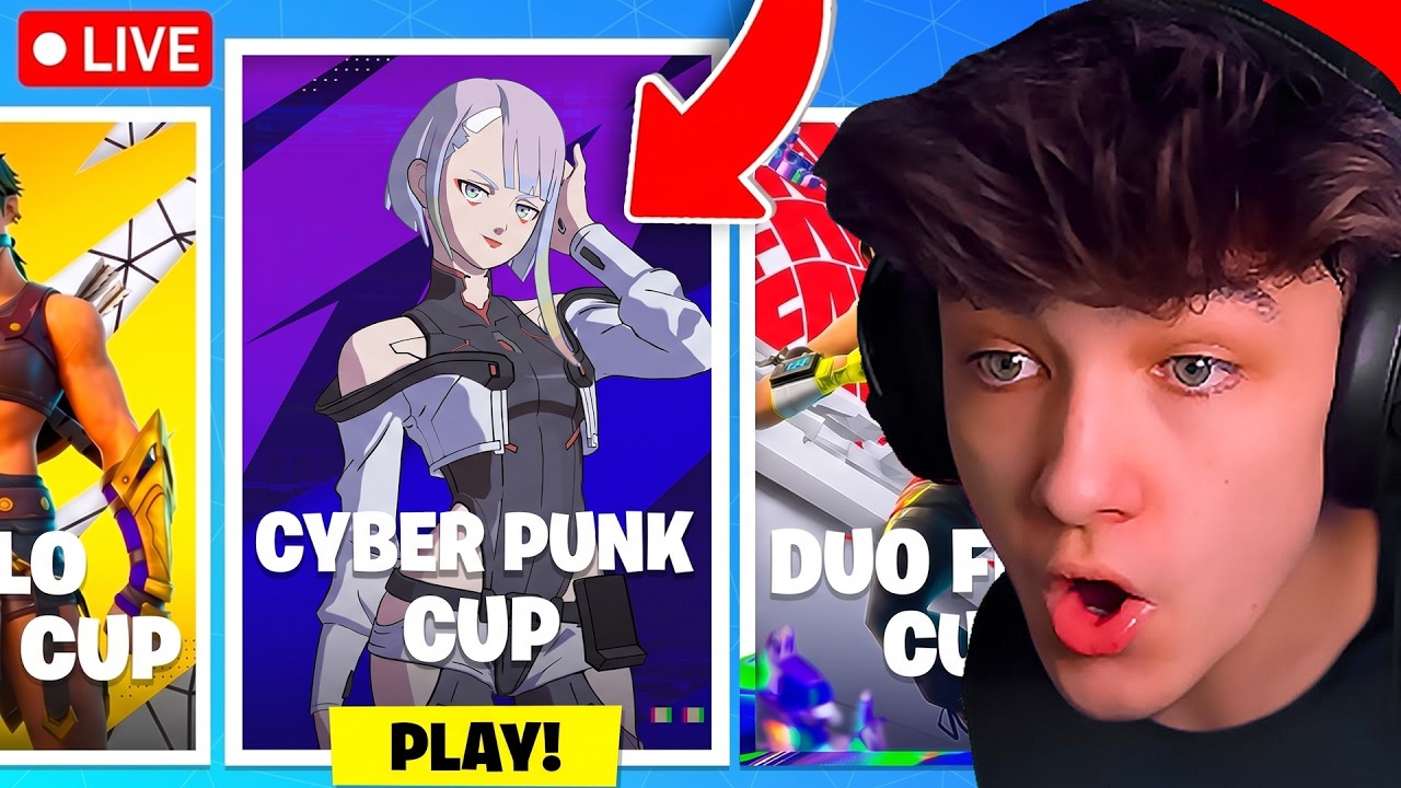 🔴LIVE! - TRIO TOURNAMENT in FORTNITE! (Free Skin Early!)