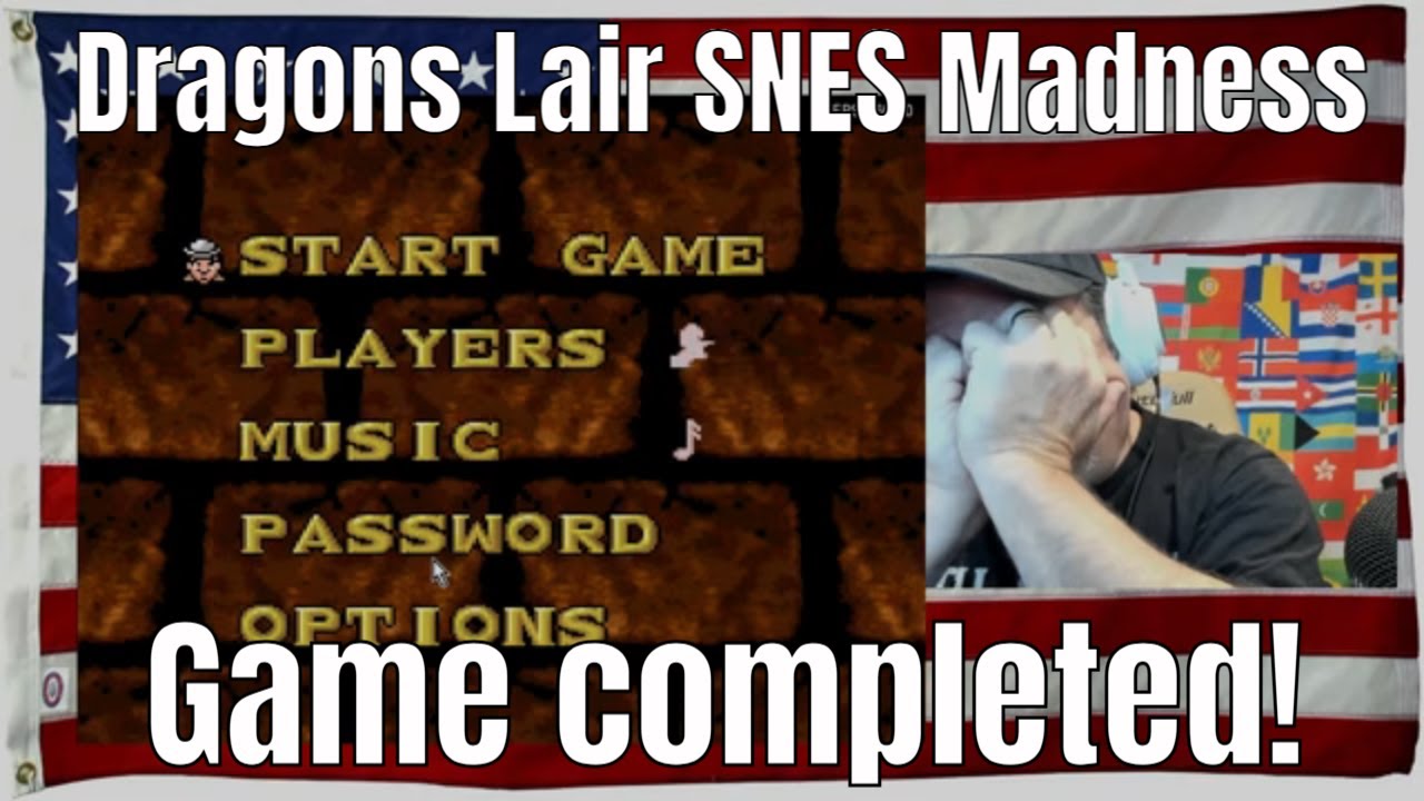 Dragons Lair SNES Madness - Game completed!