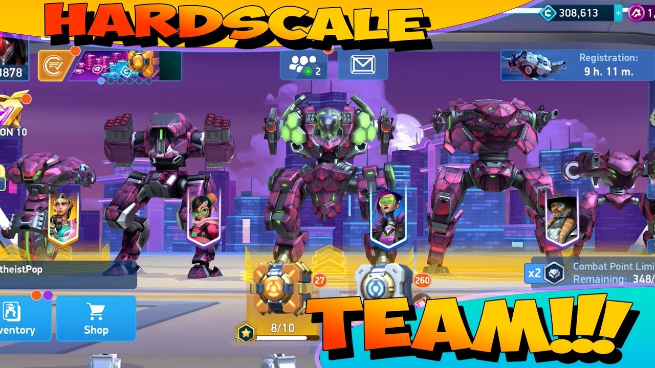 Mech Arena: Robot Showdown - Gameplay Walkthrough Part 214 - HARDSCALE TEAM!🔥(iOS,Android)
