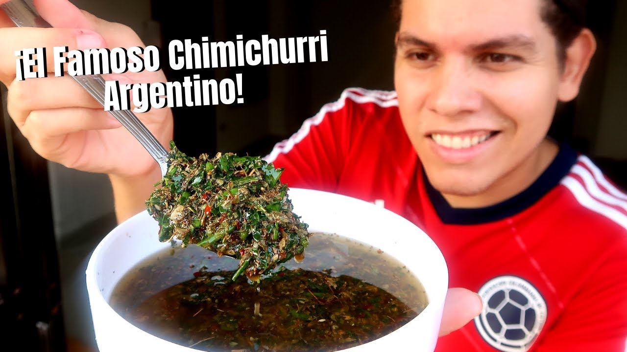 Como hacer el famoso CHIMICHURRI ARGENTINO en casa 🥬 Receta Paso a Paso