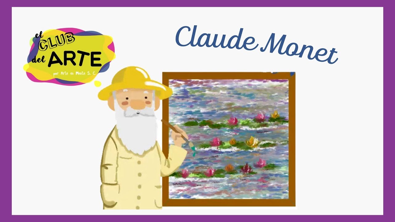 Club de Arte. Monet en Arte en Mente. Impresionismo en plastilina.