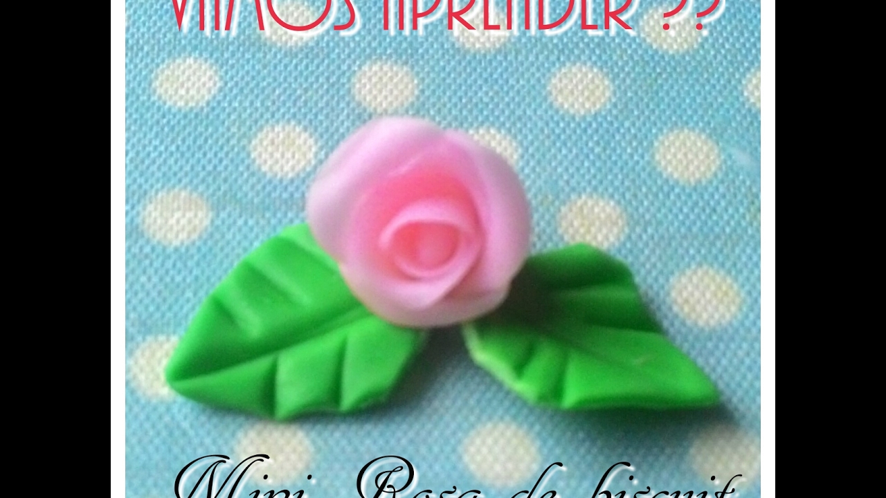 Mini Rosa de biscuit em menos de 3 minutos