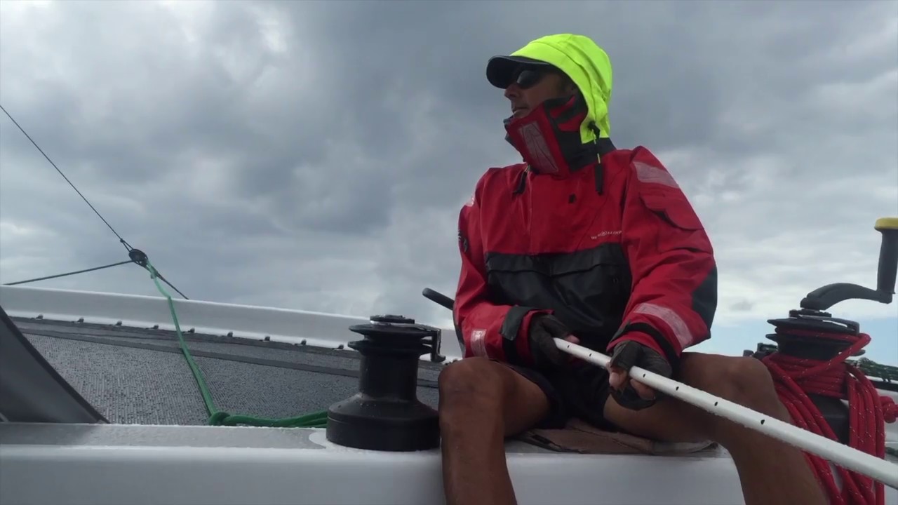 Big winds and lots of surfing! - 2015 - Sailing Trimaran Spirit