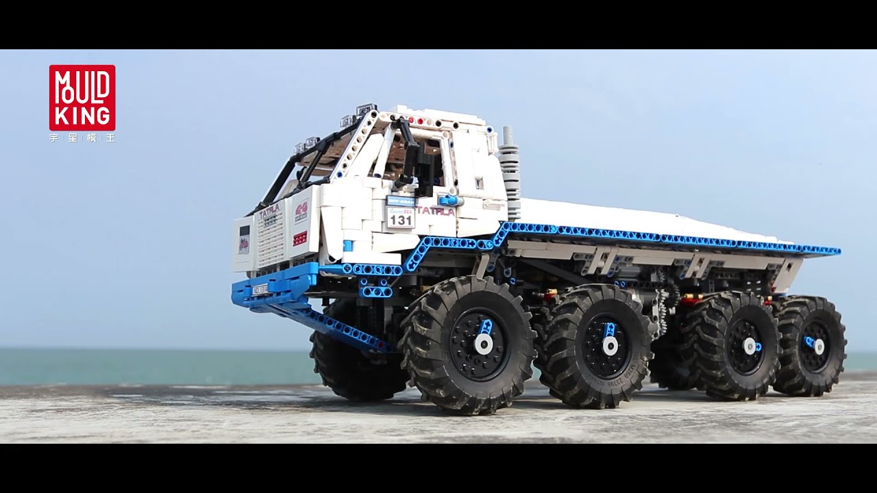 MOULD KING Arakawa Tow off-road Truck TATRA 813 8x8 model Building Blocks Brick Toys gifts 13144