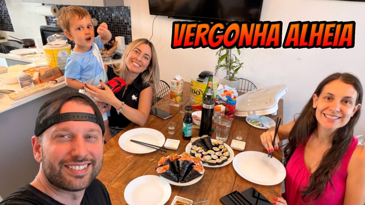 Tentamos Fazer Comida Japonesa&hellip; e Terminou em Corrida dos 30+ 😂