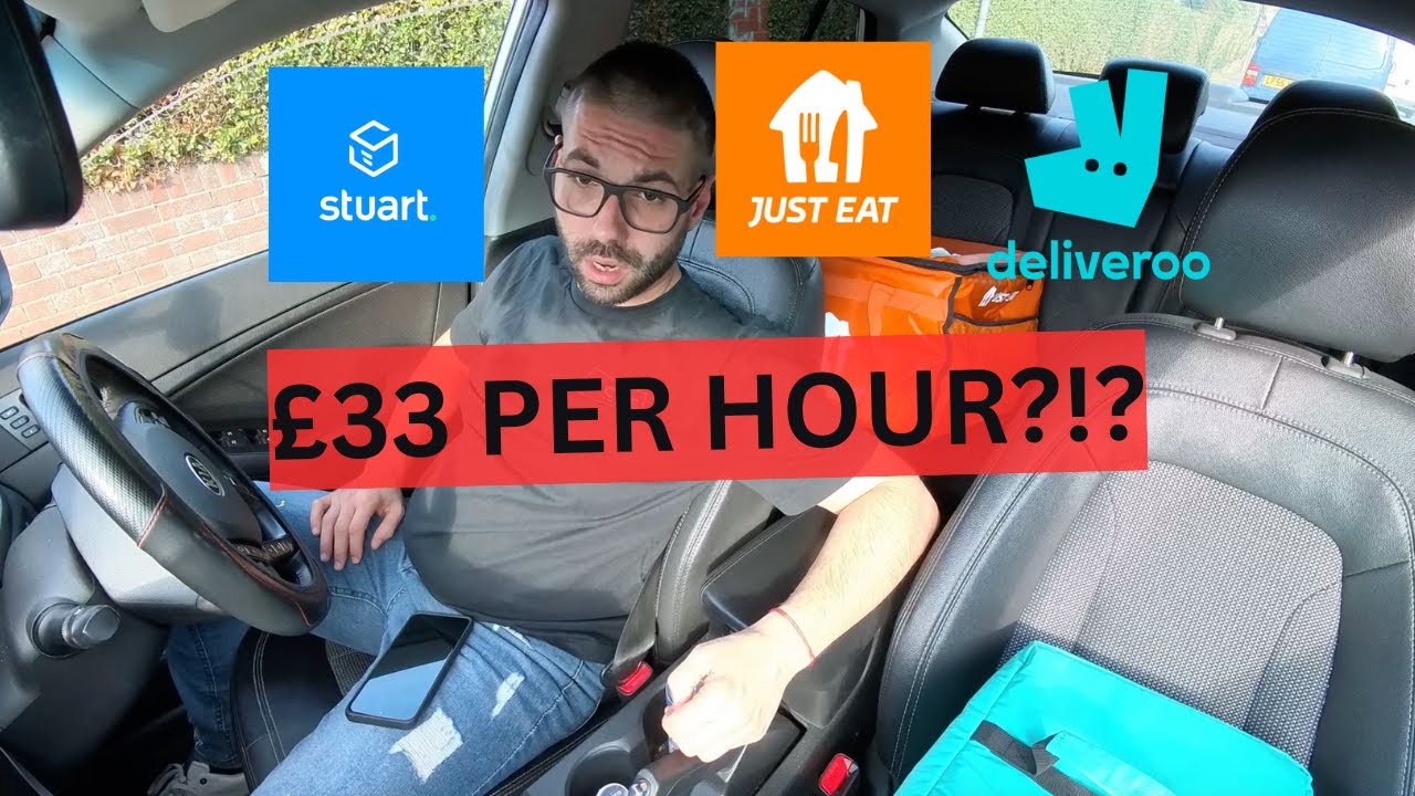 How much can you earn delivering for Just eat and Deliveroo