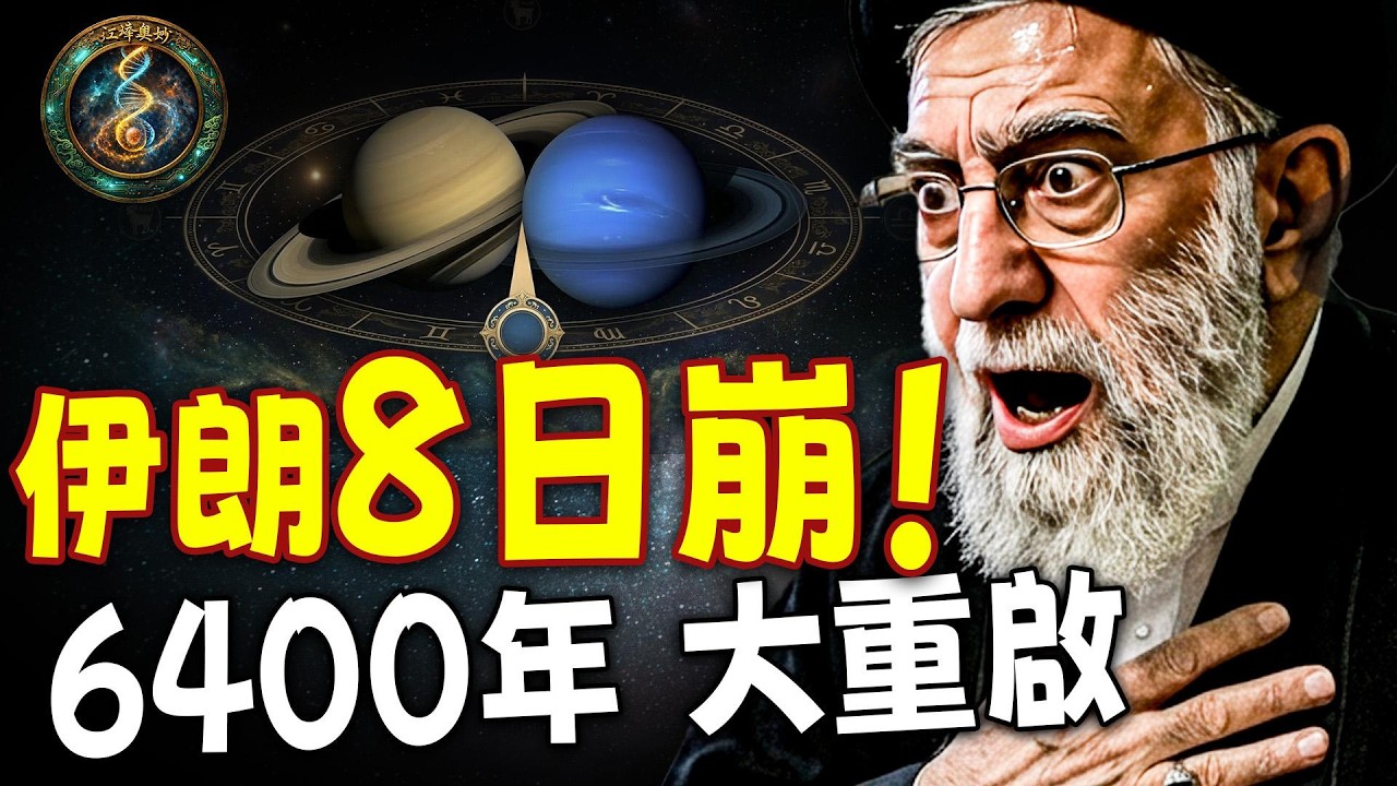 2026極權灰飛煙滅！哈梅內伊喪命背後的天象密碼：白羊座0度疊加「赤馬紅羊劫」，6400年文明大重啟，下一把天火直撲東方！【江峰奧妙20260311第85期】